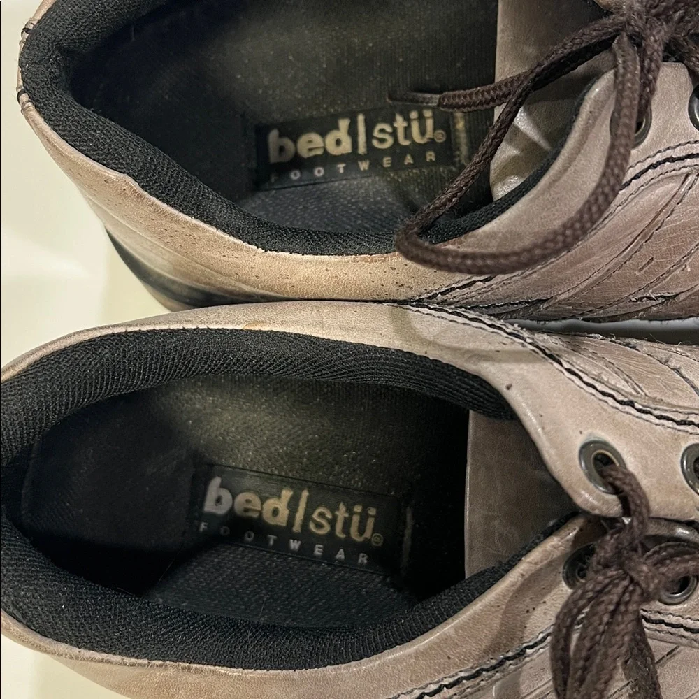 BED|STU Men's Tan Sneaker Dress Casual Shoes - 10.5
